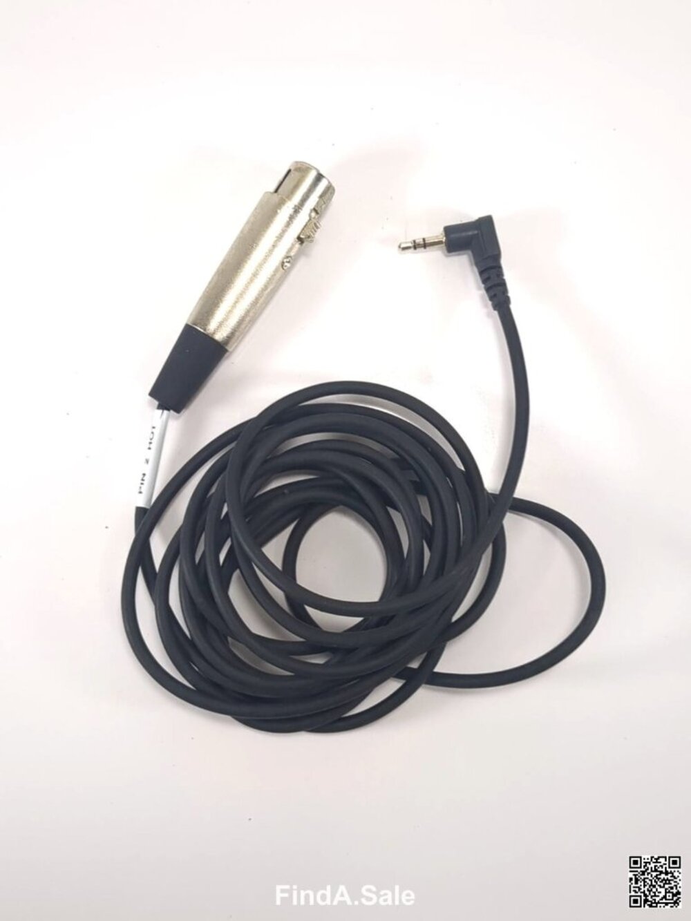XLR Male to 3.5mm Mini Jack Right Angle Audio Cable, 15–20 feet
